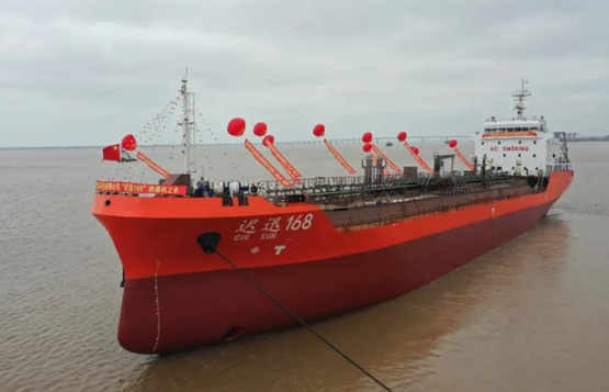 东方船舶设计 集胜造船建造8600DWT成品油船“迟讯168”顺利吉水