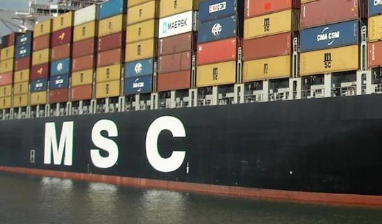 MSC将在2022年成为全球最大集装箱航运公司