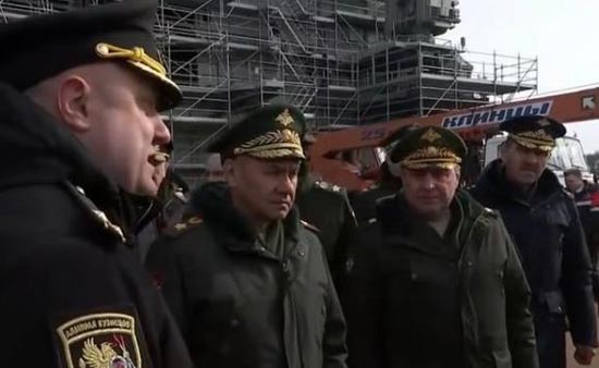 俄海军唯一航母最新状态曝光，俄防长催促船厂赶快修好