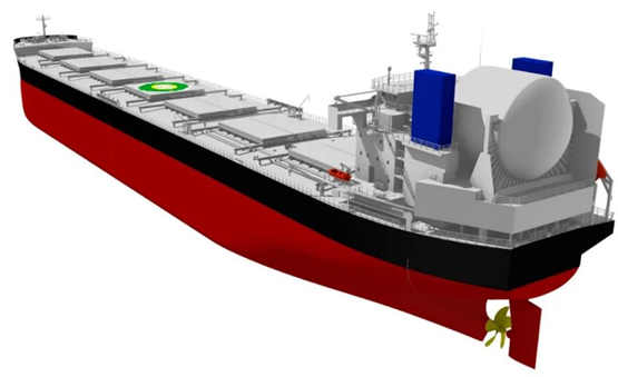 常石船厂推出新的液化天然气燃料卡萨姆型散货设计