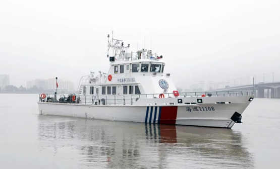 江龙船艇承建 “海巡 11108”船成功试航