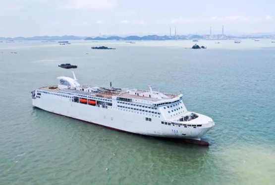 广船国际为中远海运客运建造的1370客/2800米车道客滚船完成试航返航