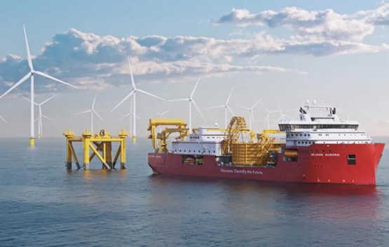乌斯坦交付DP3海上风场高压电缆铺缆船