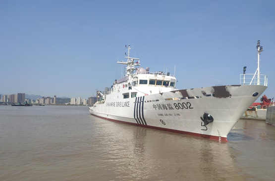 马尾造船顺利完成公务船“中国海监8002
