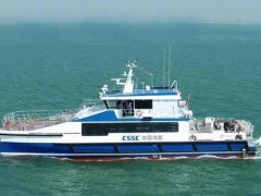 国内第一艘30米级专业风电运维船 “海装风电001”胜利交付