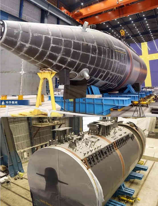 瑞典海军首艘新一代常规潜艇铺设龙骨