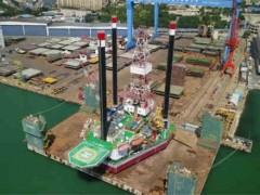 大連中遠海運重工完成“中油海5”海工平臺維修工程