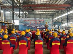 安徽港航物流“330车”内河商品车滚装船舶开工建造