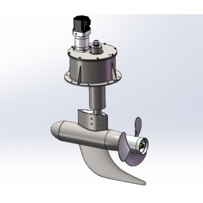 深圳泊莱动力600w-350kw全回转吊舱式推进器图2