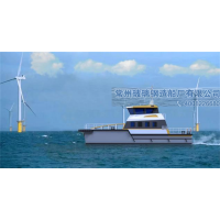 常州玻璃钢船厂-CB2160双体风电运维船