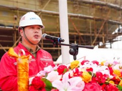 中集太平洋海工SPP40石油平台供应船首制船顺利下水